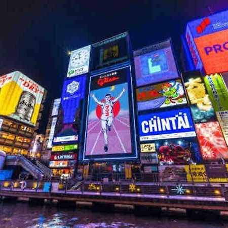 Ferienwohnung ー 8Greige ー 2Min Dotonbori Namba Kuromon Osaka Usj Wifi Unlimited Exterior foto